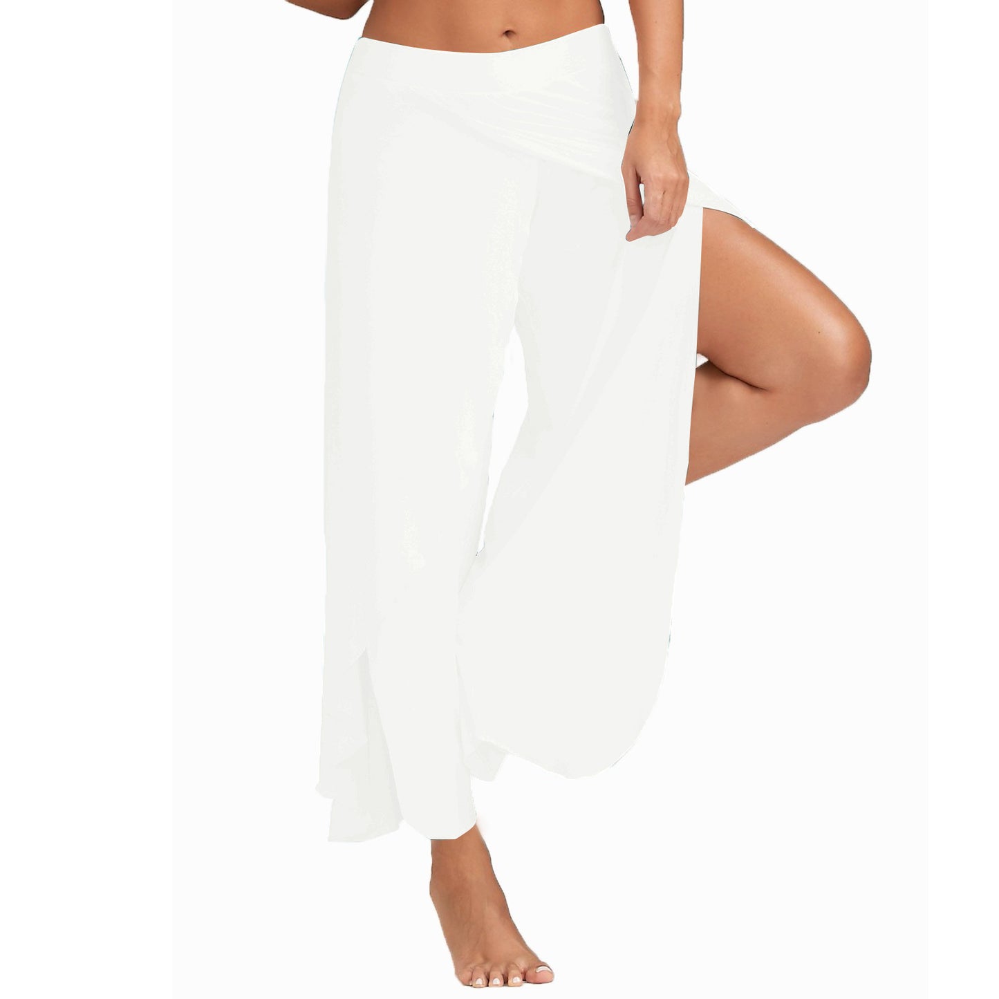 FLOWERSVERSE  European and American Foreign Trade Cross-Border Women's Clothing Pants Women's High Waist Wide Leg Pants Casual Pants Loose Trousers Women