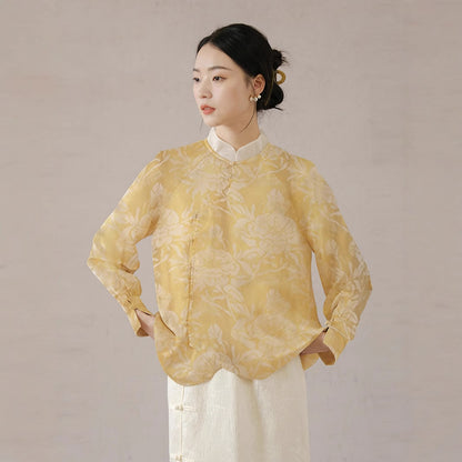 Women's long skirt spring and summer, national style women's clothing high-end sense, improved jacquard elastic waist medium and long skirt B0309