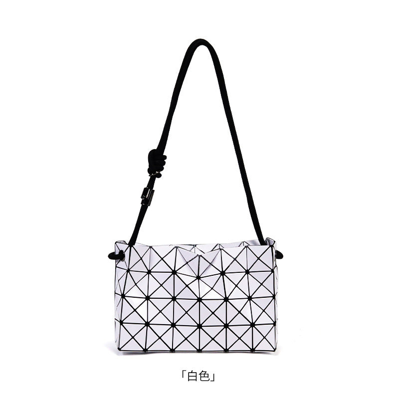 FLOWERSVERSE  Japanese Life Original Square Bag  New Women's Shoulder Messenger Bag Geometric Diamond Pattern Bag Handbag Women's Bag