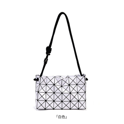 FLOWERSVERSE  Japanese Life Original Square Bag  New Women's Shoulder Messenger Bag Geometric Diamond Pattern Bag Handbag Women's Bag