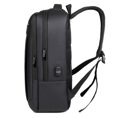 FLOWERSVERSE 2025 popular new men's business simple backpack high value fashion solid color computer bag light travel shoulder back