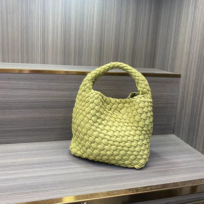 FLOWERSVERSE  Handmade Woven Small Tote Bag Handbags Female  New High-Grade Mini Chain Shoulder Crossbody Bag