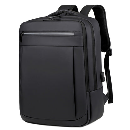 FLOWERSVERSE 2025 popular new men's business simple backpack high value fashion solid color computer bag light travel shoulder back
