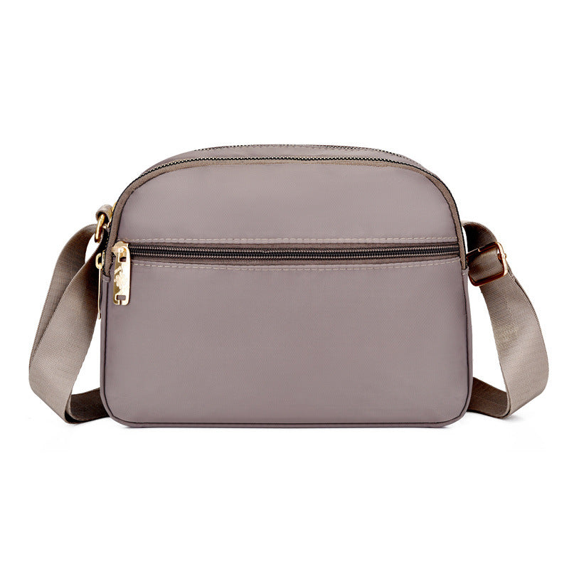 FLOWERSVERSE  New Nylon Shoulder Bag Versatile Fashion Middle-Aged Lady Mother Messenger Bag Lightweight Casual Small Bags Women