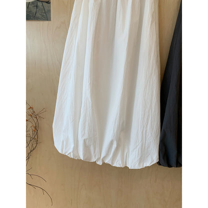 summer new fashion Popular elastic high waist versatile flower bud princess skirt women's thin medium and long skirt