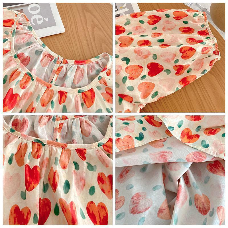 Large size 100kg fat mm Popular style age-reducing bubble sleeve top women's summer new Korean version doll shirt thin T-shirt women