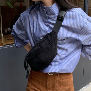 FLOWERSVERSE Chest Bag Men's Ins Trendy Small Bag Japanese Crossbody Bag Sport Bag Men's Belt Bag Women's Shoulder Bag