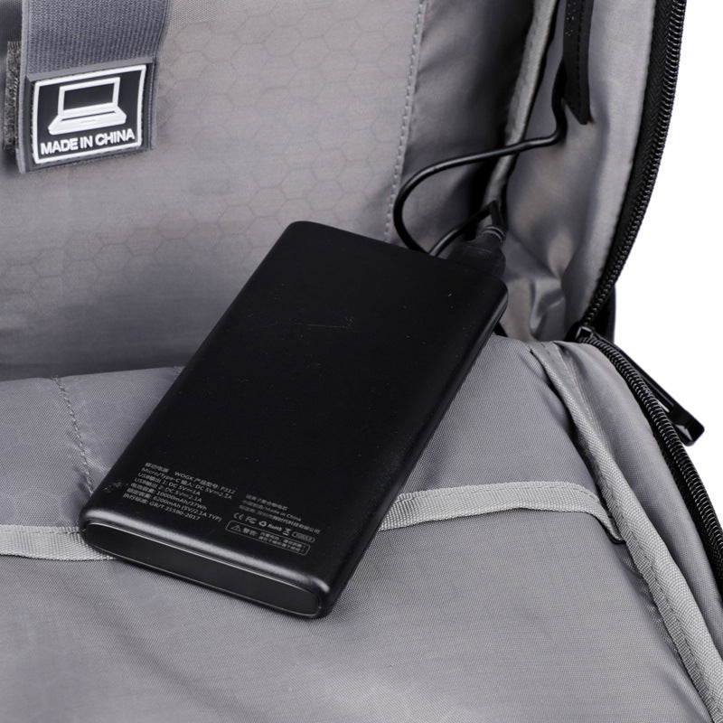 2025 Backpack Men's Business Computer Backpack Large Capacity USB Charging Lightweight Travel Backpack Printable Logo