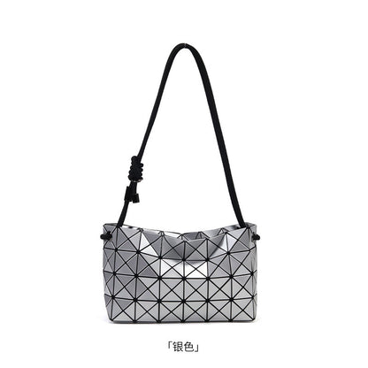 FLOWERSVERSE  Japanese Life Original Square Bag  New Women's Shoulder Messenger Bag Geometric Diamond Pattern Bag Handbag Women's Bag