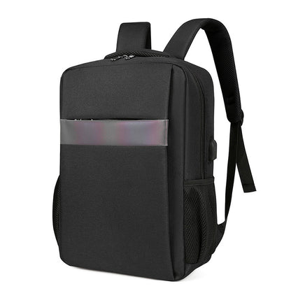 FLOWERSVERSE 2025 New Shoulder Men's Business Computer Bag Oxford Cloth Backpack School Bag Charging Large Capacity Business Travel Backpack