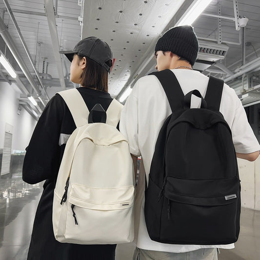 2025 School bag women's new Korean version campus style simple casual computer backpack trendy fashion large capacity student backpack