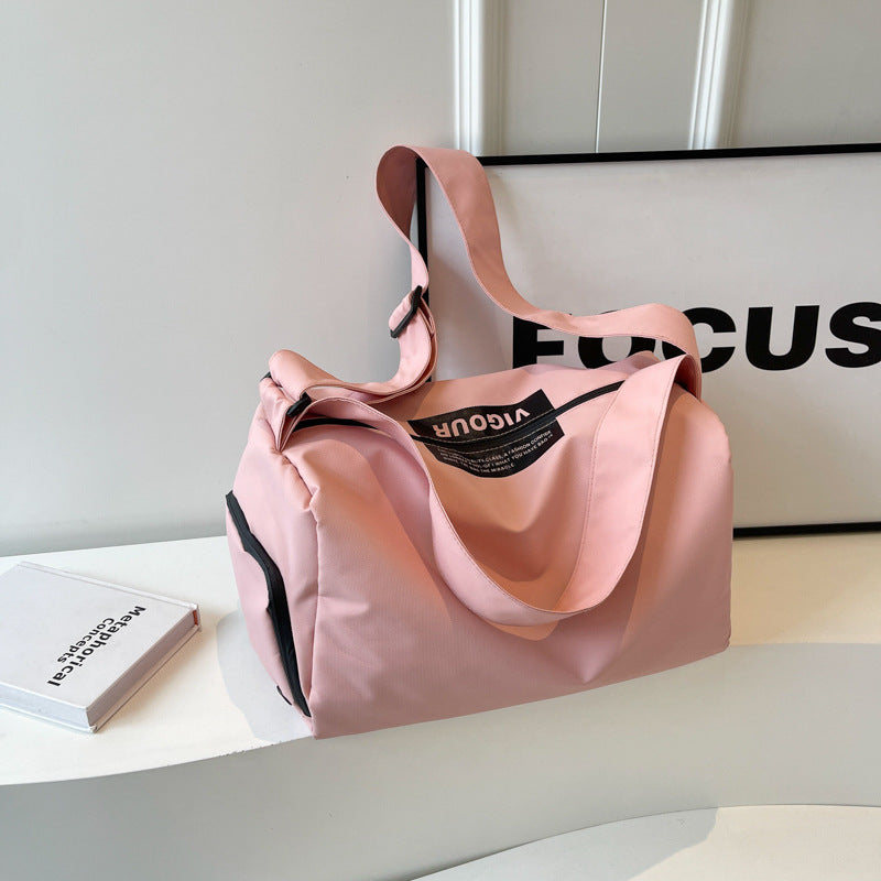 2025 New New anti-splashing water large-capacity wet and dry separation travel bag casual storage yoga swimming sports fitness bag