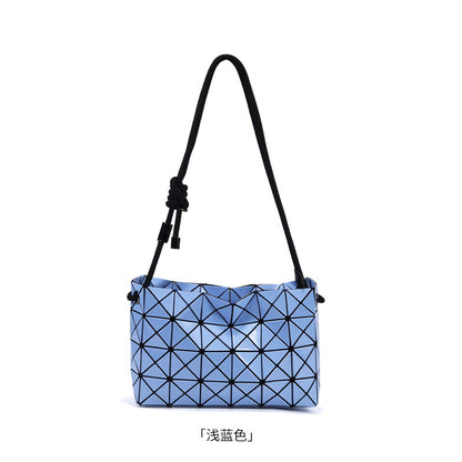 FLOWERSVERSE  Japanese Life Original Square Bag  New Women's Shoulder Messenger Bag Geometric Diamond Pattern Bag Handbag Women's Bag