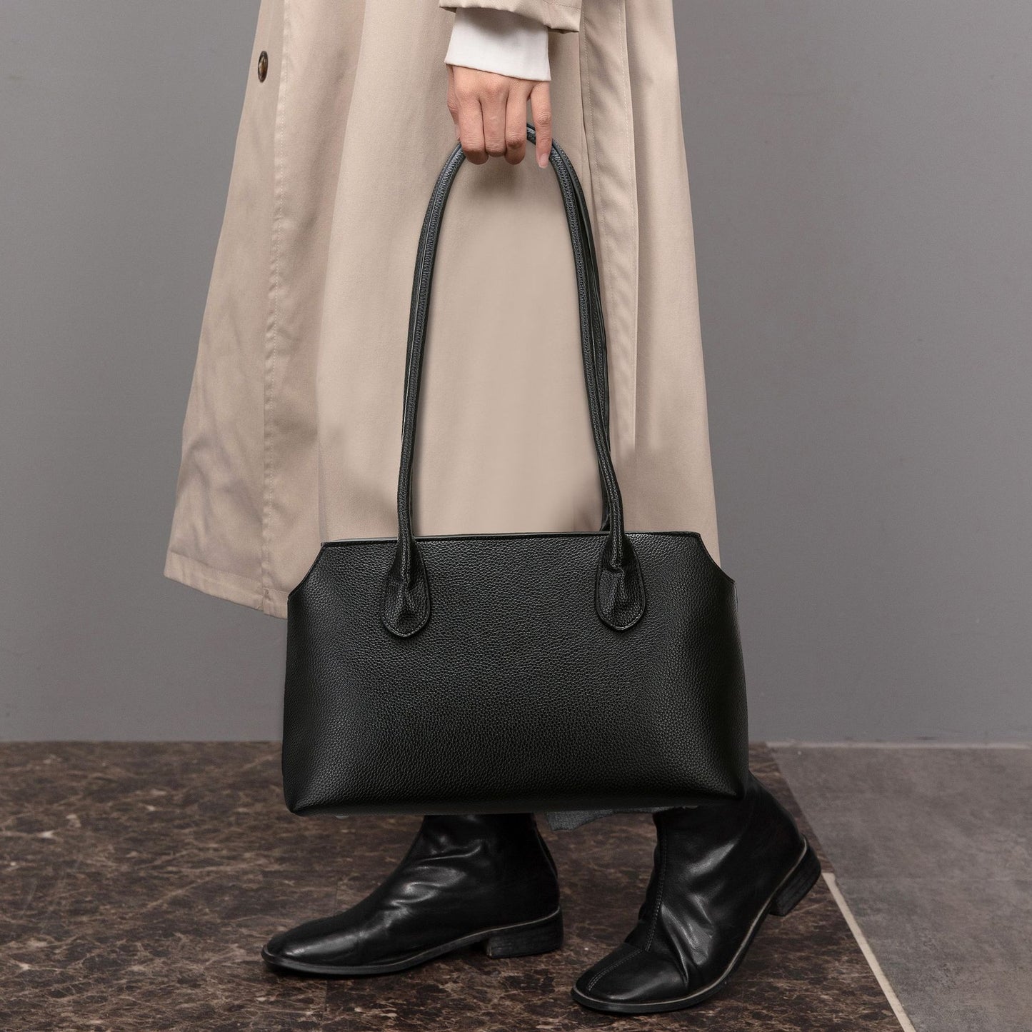 2025 women's shoulder bag simple and fashionable large-capacity women's bag high-end sense of work commuter bag versatile underarm bag