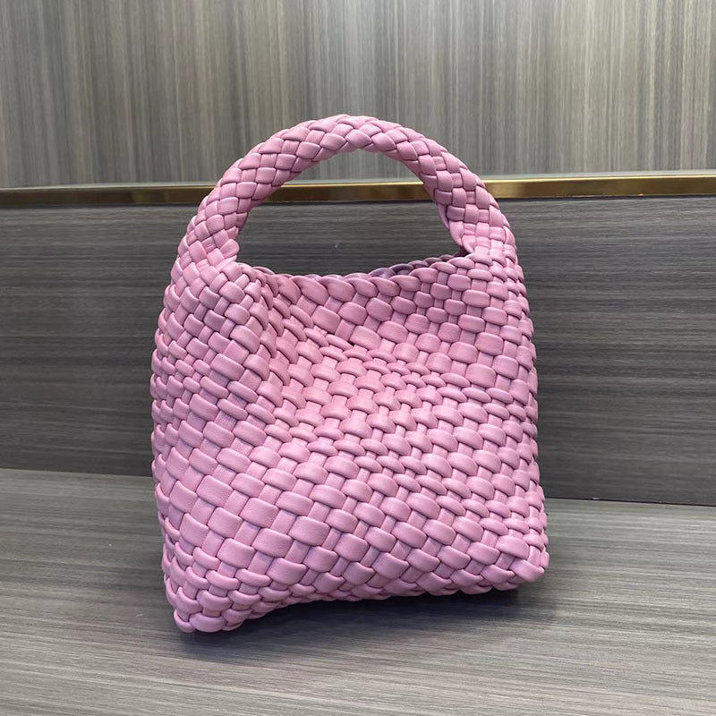 FLOWERSVERSE  Handmade Woven Small Tote Bag Handbags Female  New High-Grade Mini Chain Shoulder Crossbody Bag