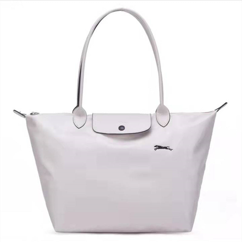 FLOWERSVERSE  70 Th Anniversary Longchamps Bag Nylon Dumpling Bag Large Capacity Women Bags Canvas Tote Shoulder Handbag Longchamps Bag
