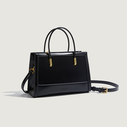 2025 Handbag bag autumn and winter high-end niche women's bag popular fashion light luxury tote bag casual contrasting color tote bag women