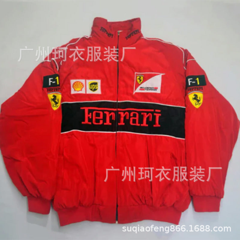 explosion New winter cross-border new foreign trade women's clothing printing locomotive cotton clothing loose coat cotton clothing women