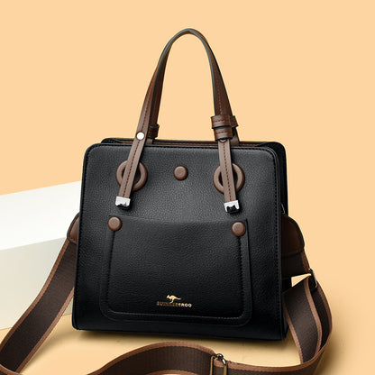 2025 Shoulder bag, autumn and winter fashionable simple bag, messenger women's versatile large-capacity women's handbag, high-end commuter bag