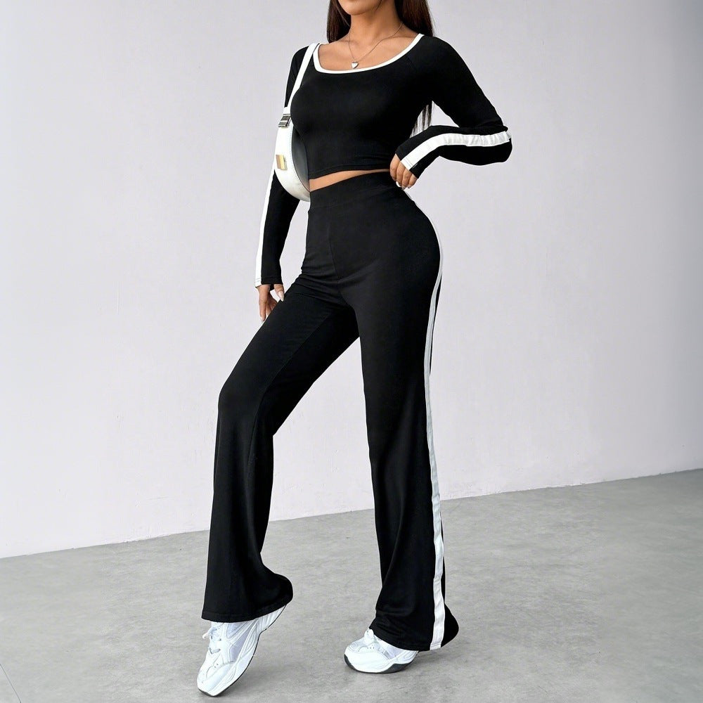 FLOWERSVERSE 2025 New women's clothing 2025 simple style fashion suit popular autumn and winter new versatile commuter two-piece set