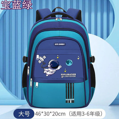 Astronaut New Children's Schoolbag Lightweight Primary School Student Breathable Waterproof Schoolbag Wholesale