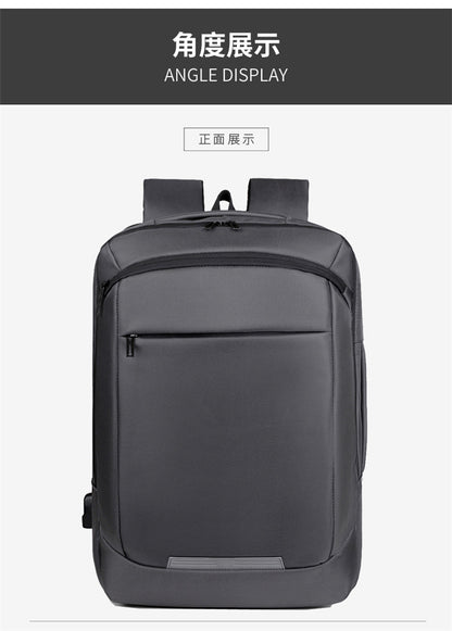 FLOWERSVERSE 2025 Business backpack fashionable new large-capacity simple travel bag casual men's computer backpack male student schoolbag