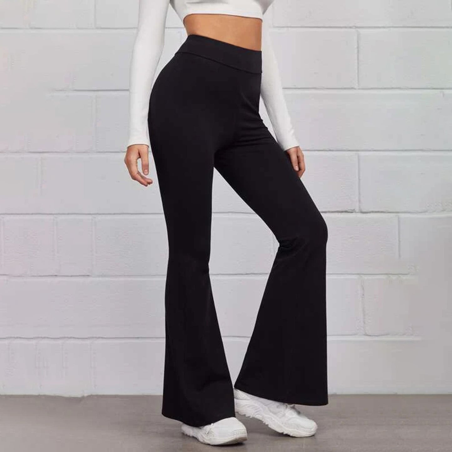 FLOWERSVERSE  2022  European and American Style Women Spring/Summer New High Waist Slimming Pants Yoga Sports Running Casual Pants