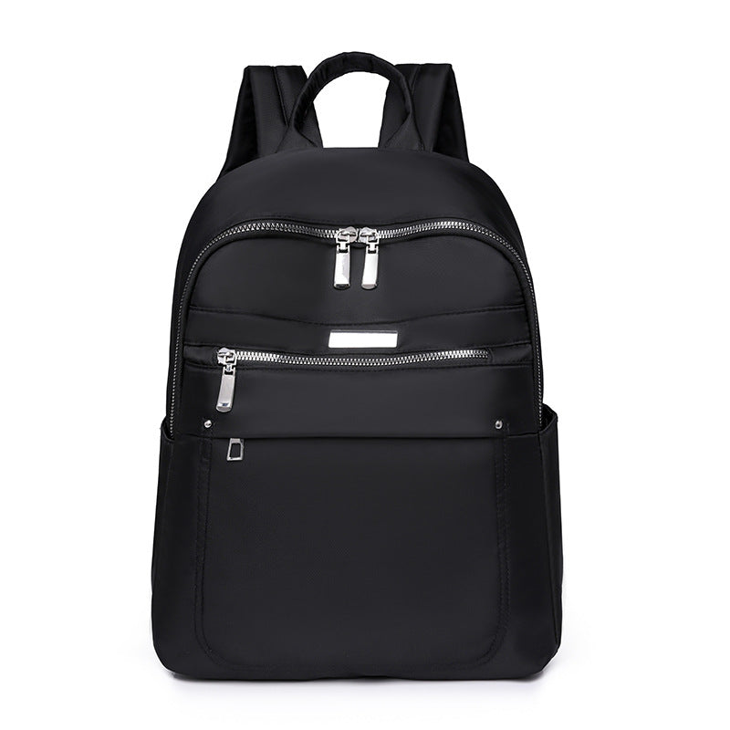 FLOWERSVERSE 2025 Solid color fashion casual versatile backpack simple trend lightweight business women's computer bag wholesale student schoolbag