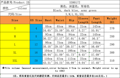 FLOWERSVERSE  S390172  Foreign Trade European and American Women's Clothing Casual Solid Color Polo Collar Short Sleeve Single-Breasted One-Piece Trousers for Women