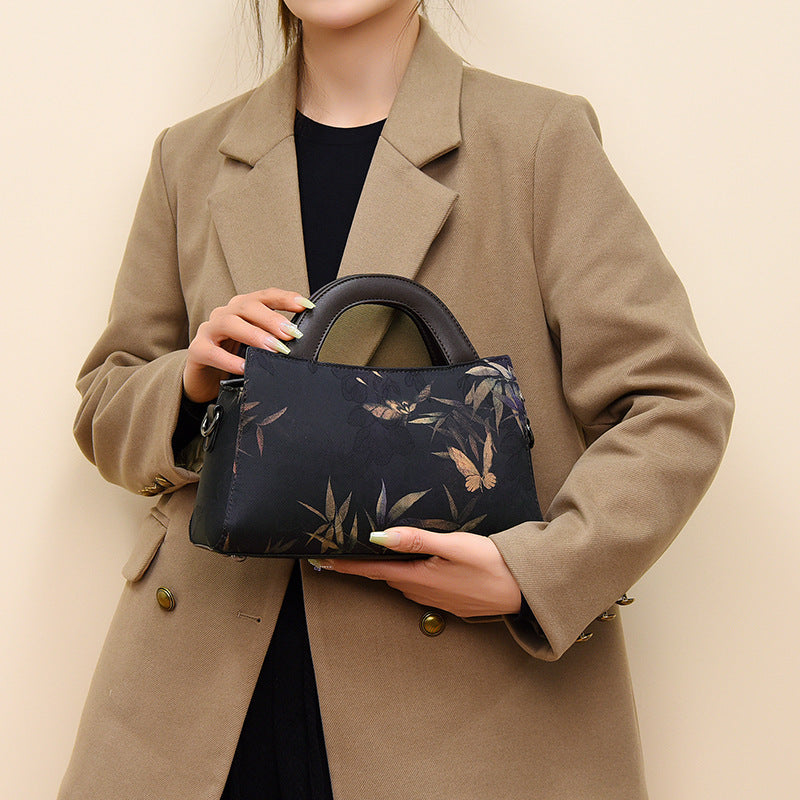 FLOWERSVERSE  Handbag Vintage Xiangyun Yarn Ethnic Style New Chinese Style Clutch Bag Chinese Style Han Elements Elegant Elegant Crossbody Bag