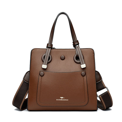 2025 Shoulder bag, autumn and winter fashionable simple bag, messenger women's versatile large-capacity women's handbag, high-end commuter bag