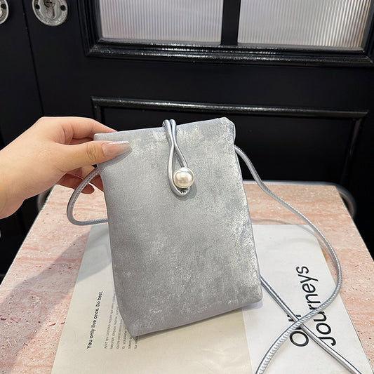FLOWERSVERSE  Women's Bag All-Matching Fashion High-Grade Mobile Phone Bag Niche Crossbody Shoulder Support Wholesale Cross-Border