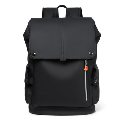 FLOWERSVERSE PU Leather Men's Bag Trendy Backpack Men's Large Capacity Travel Backpack Wholesale Tooling Function Men's Backpack Backpack