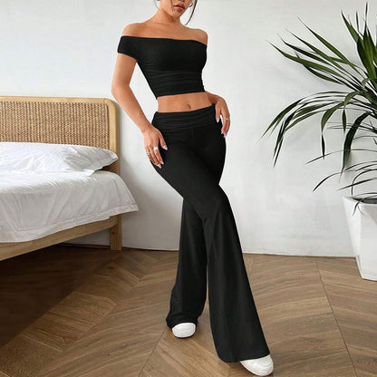 FLOWERSVERSE 2025 New women's clothing 2025 sexy fashion suit 2025 spring and summer new short top trousers two-piece set