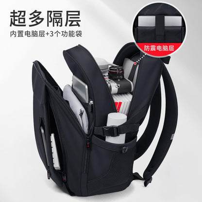 Backpack Men Travel Bag Computer Business Trip High School Junior High School Students College Students Bag Oversized Boys Large Capacity