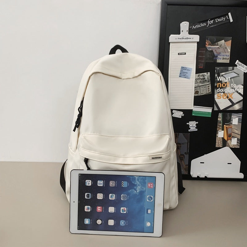 2025 School bag women's new Korean version campus style simple casual computer backpack trendy fashion large capacity student backpack