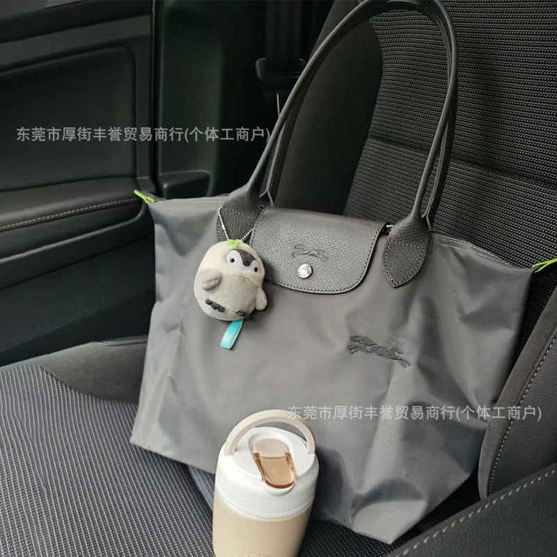 FLOWERSVERSE  70 Th Anniversary Longchamps Bag Nylon Dumpling Bag Large Capacity Women Bags Canvas Tote Shoulder Handbag Longchamps Bag
