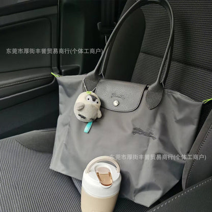 FLOWERSVERSE  70 Th Anniversary Longchamps Bag Nylon Dumpling Bag Large Capacity Women Bags Canvas Tote Shoulder Handbag Longchamps Bag