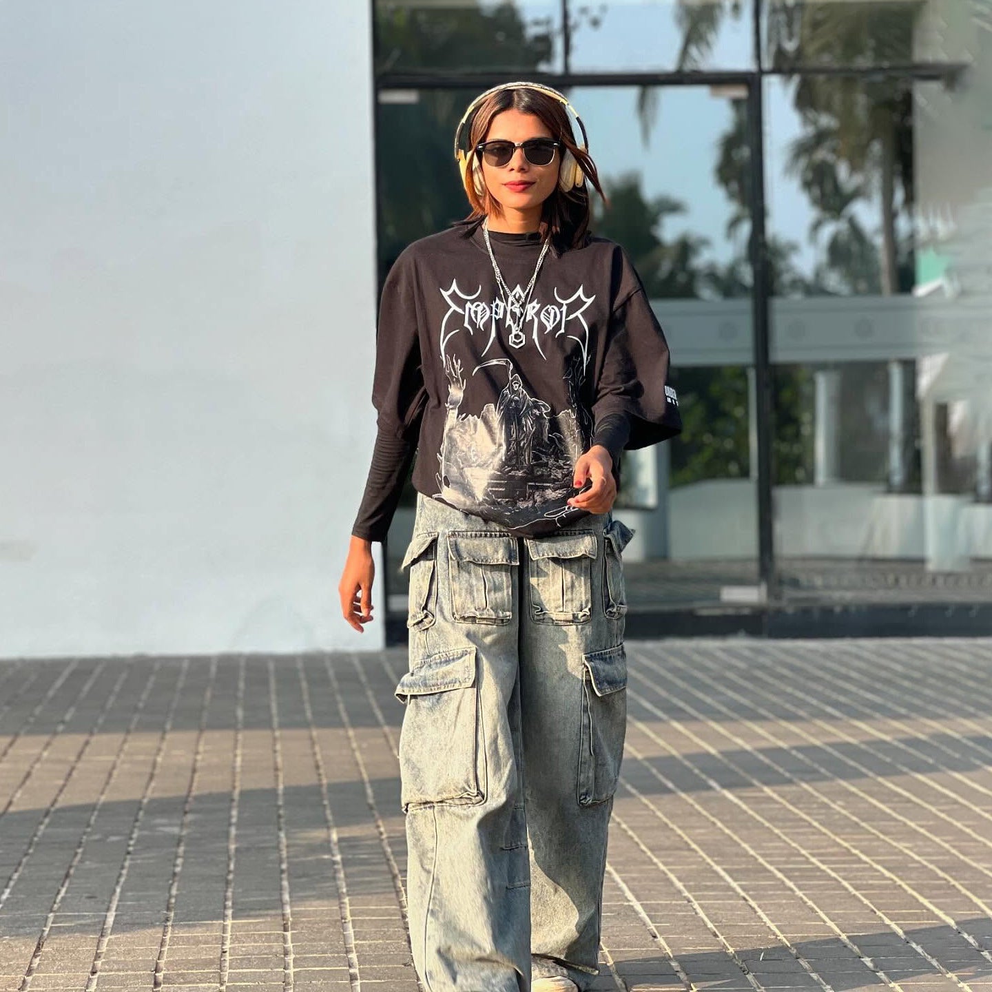 n street Harajuku women's spring top  new loose casual dark short-sleeved women's T-shirt customization