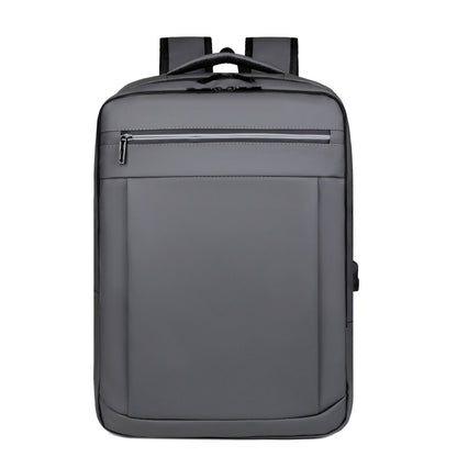 FLOWERSVERSE 2025 popular new men's business simple backpack high value fashion solid color computer bag light travel shoulder back