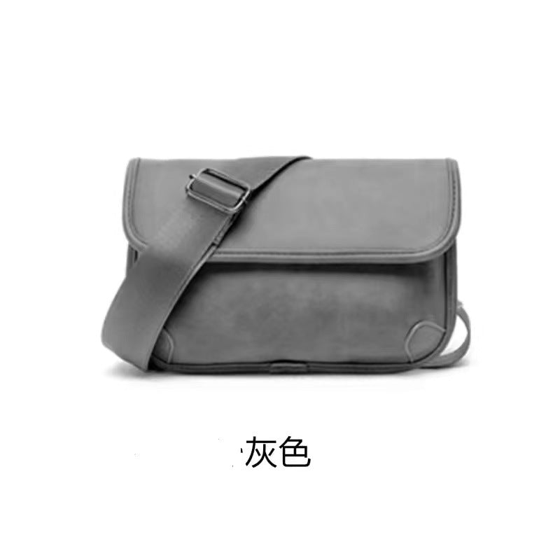 FLOWERSVERSE Korean Style Men's Shoulder Bag Trendy Men's Messenger Bag Street Fashion Pouch Student Bag Youth Messenger Bag New