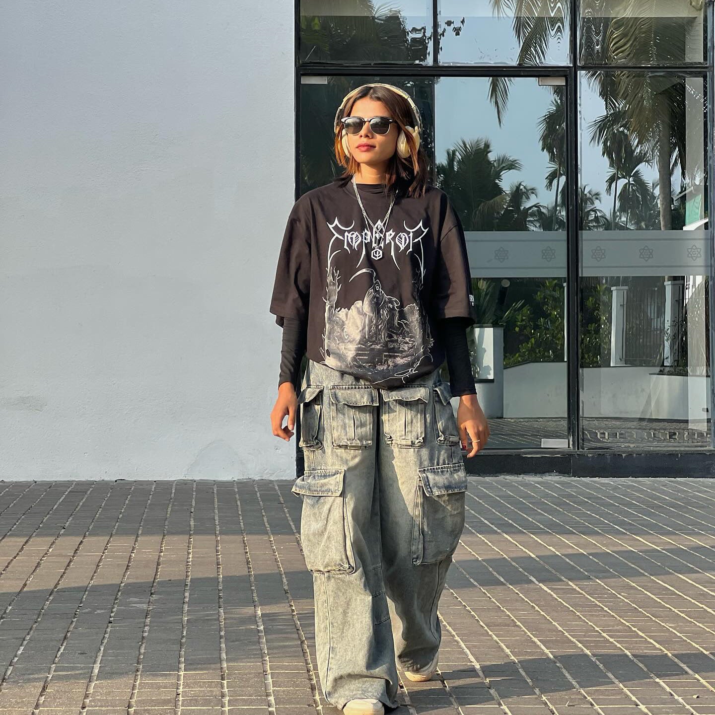 n street Harajuku women's spring top  new loose casual dark short-sleeved women's T-shirt customization