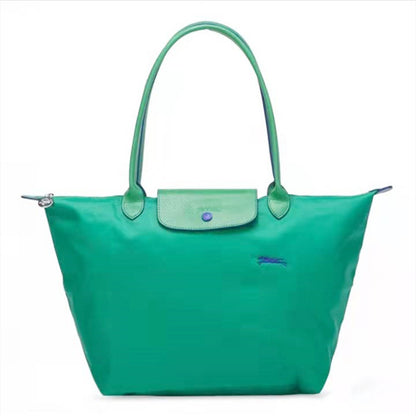 FLOWERSVERSE  70 Th Anniversary Longchamps Bag Nylon Dumpling Bag Large Capacity Women Bags Canvas Tote Shoulder Handbag Longchamps Bag