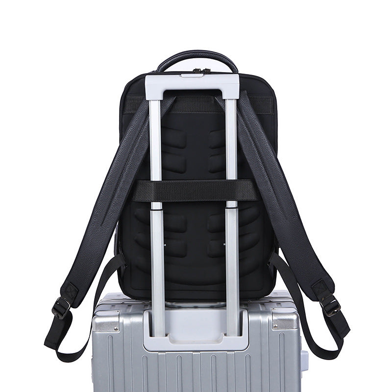 FLOWERSVERSE 2025 Business Men's Backpack Large Capacity Short Trip Leisure Business Trip Office Computer Bag Multifunctional Fashion Backpack