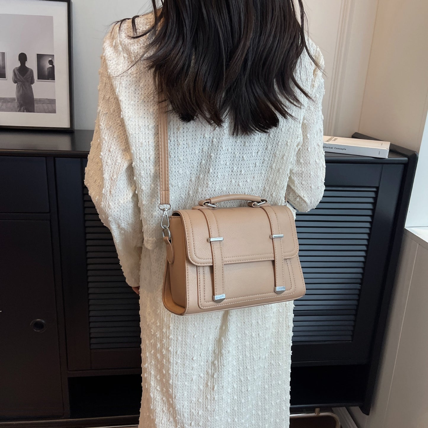 FLOWERSVERSE  This Year's Popular Small Bag for Women  New Special-Interest Design All-Match Shoulder Messenger Bag Fashion Portable Small Square Bag