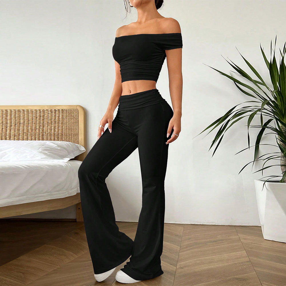 FLOWERSVERSE 2025 New women's clothing 2025 sexy fashion suit 2025 spring and summer new short top trousers two-piece set