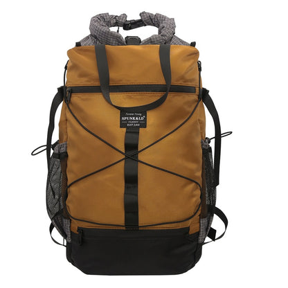 2025 Backpack Outdoor trendy brand Functional wind travel backpack Personalized versatile large-capacity portable dual-purpose backpack