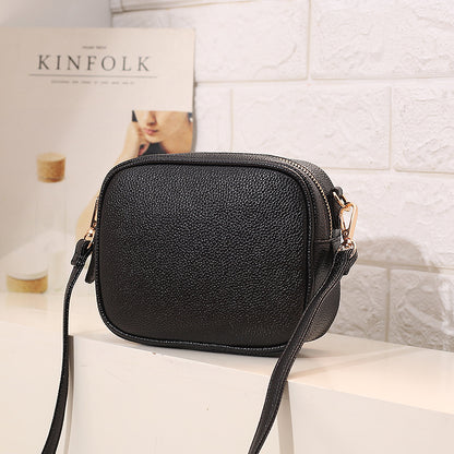 FLOWERSVERSE  Bag New Women's Shoulder Bag 202 300-Match Fashion Messenger Bag Cross-Border Foreign Trade Women's Bag Pu Women's Small Square Bag