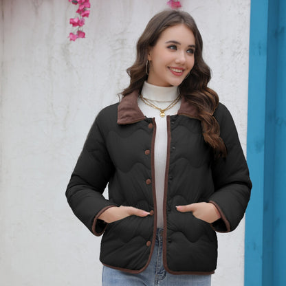 New's new cotton-padded clothes ins padded light and thin small cotton-padded jacket 2024 spring and autumn fashion women's clothing Xiaoxiangfeng jacket