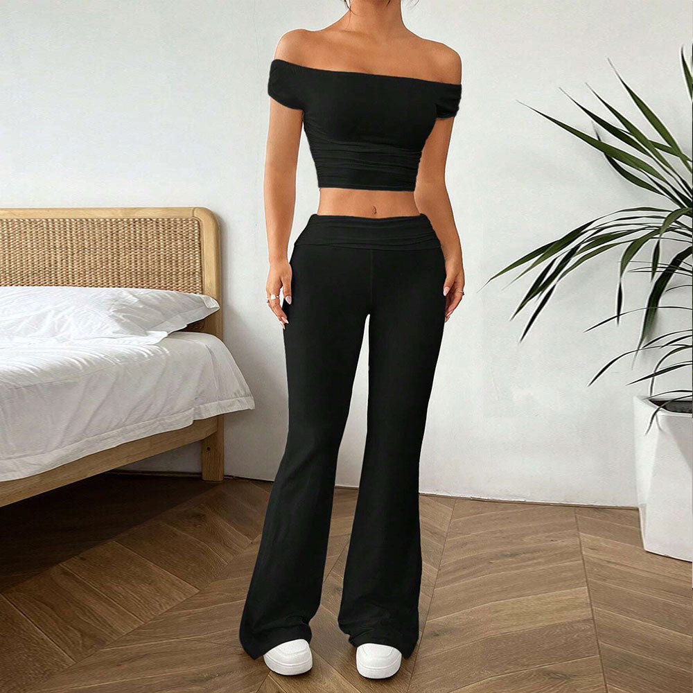 FLOWERSVERSE 2025 New women's clothing 2025 sexy fashion suit 2025 spring and summer new short top trousers two-piece set